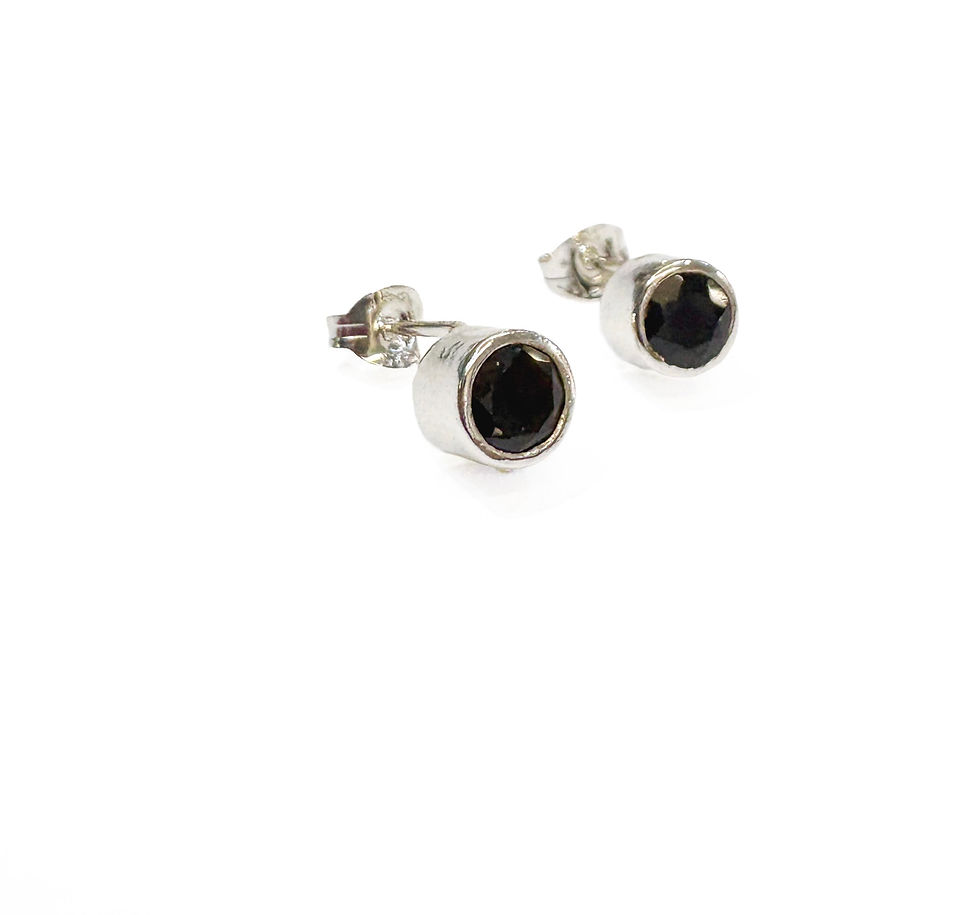 Thumbnail: Abby Filer - black spinel studs