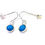 Thumbnail: Turquoise cabochon earrings