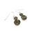 Thumbnail: double fools gold earrings