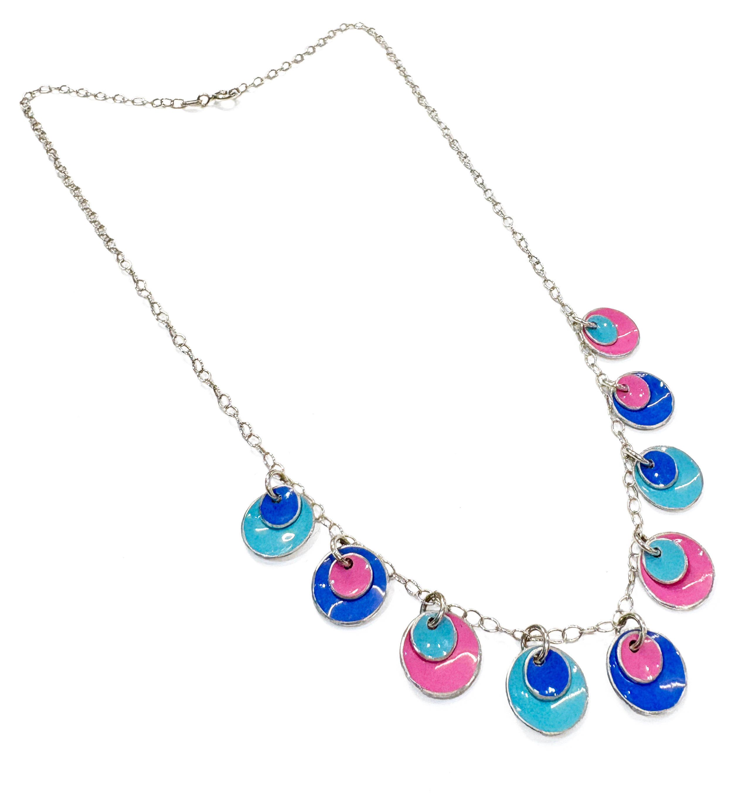 Abby Filer - aluminium dome necklace