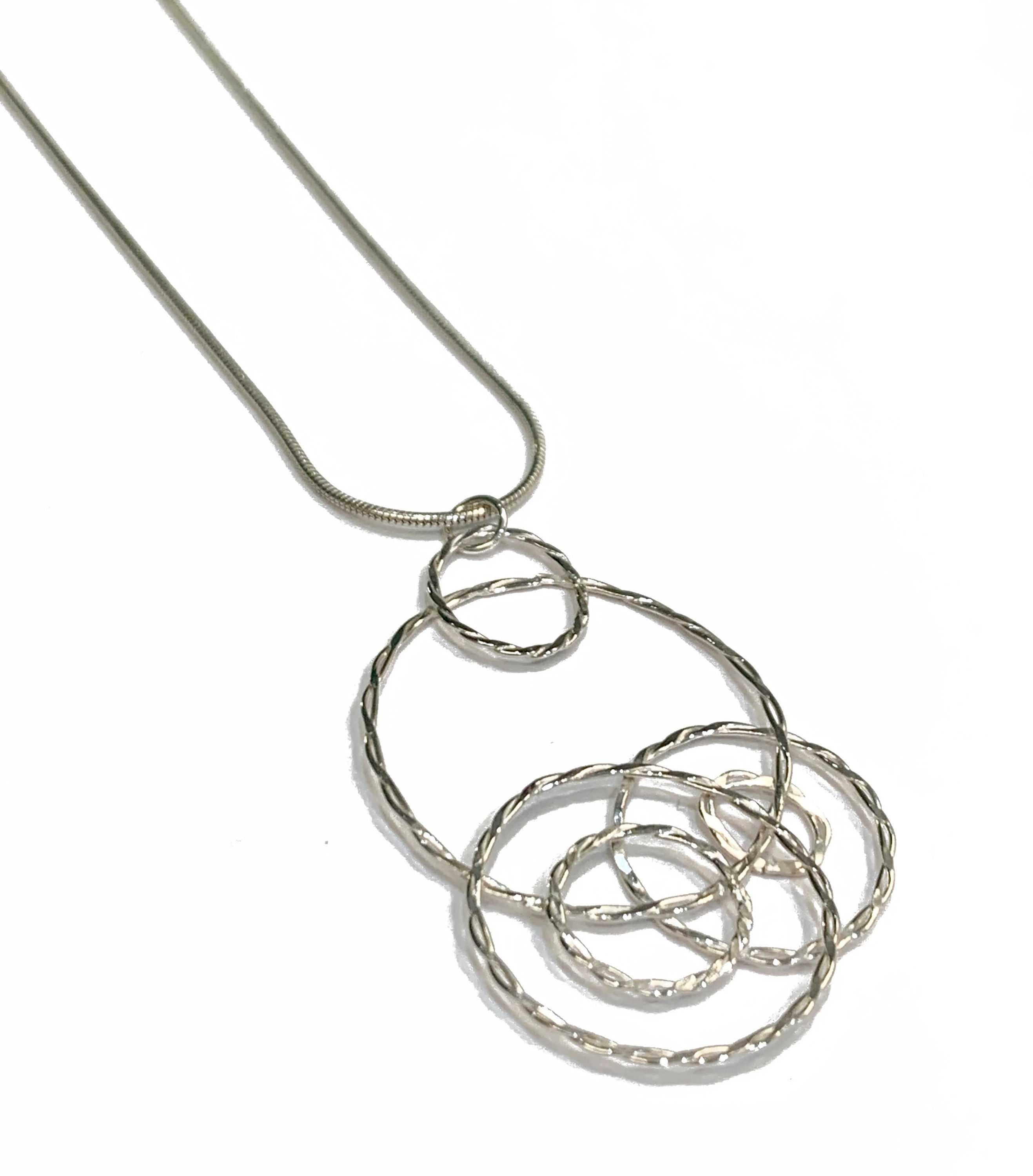 Abby Filer - twisted hoop necklace