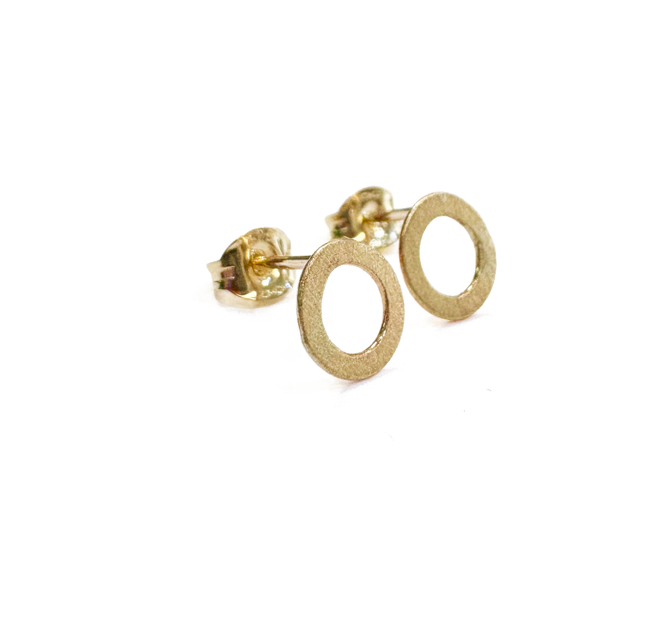 9ct gold small hoop earrings