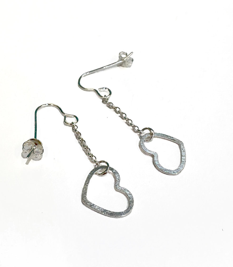 Thumbnail: heart earrings