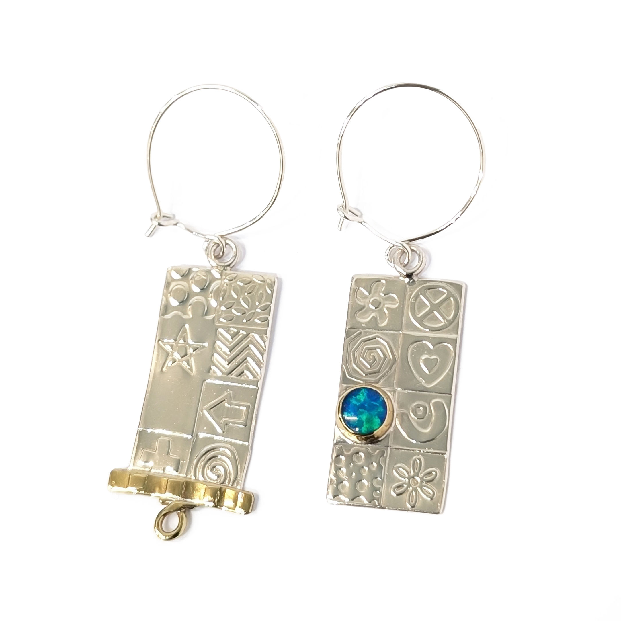 John & Dawn Field - Opal earrings