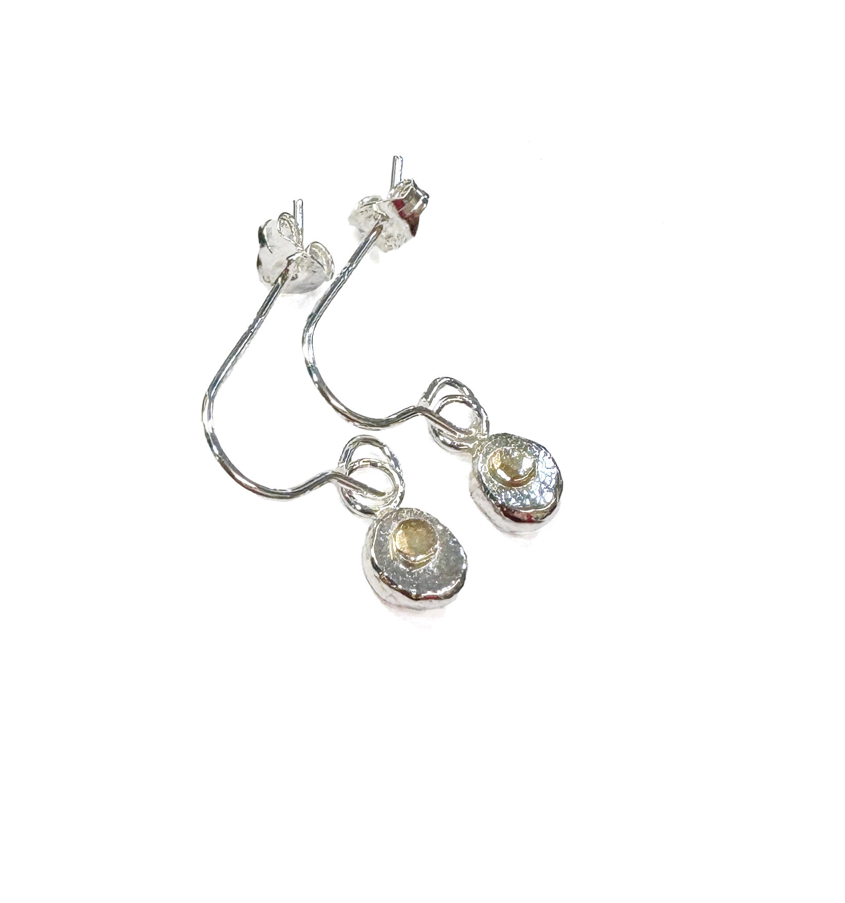 Abby Filer- silver and gold earrings