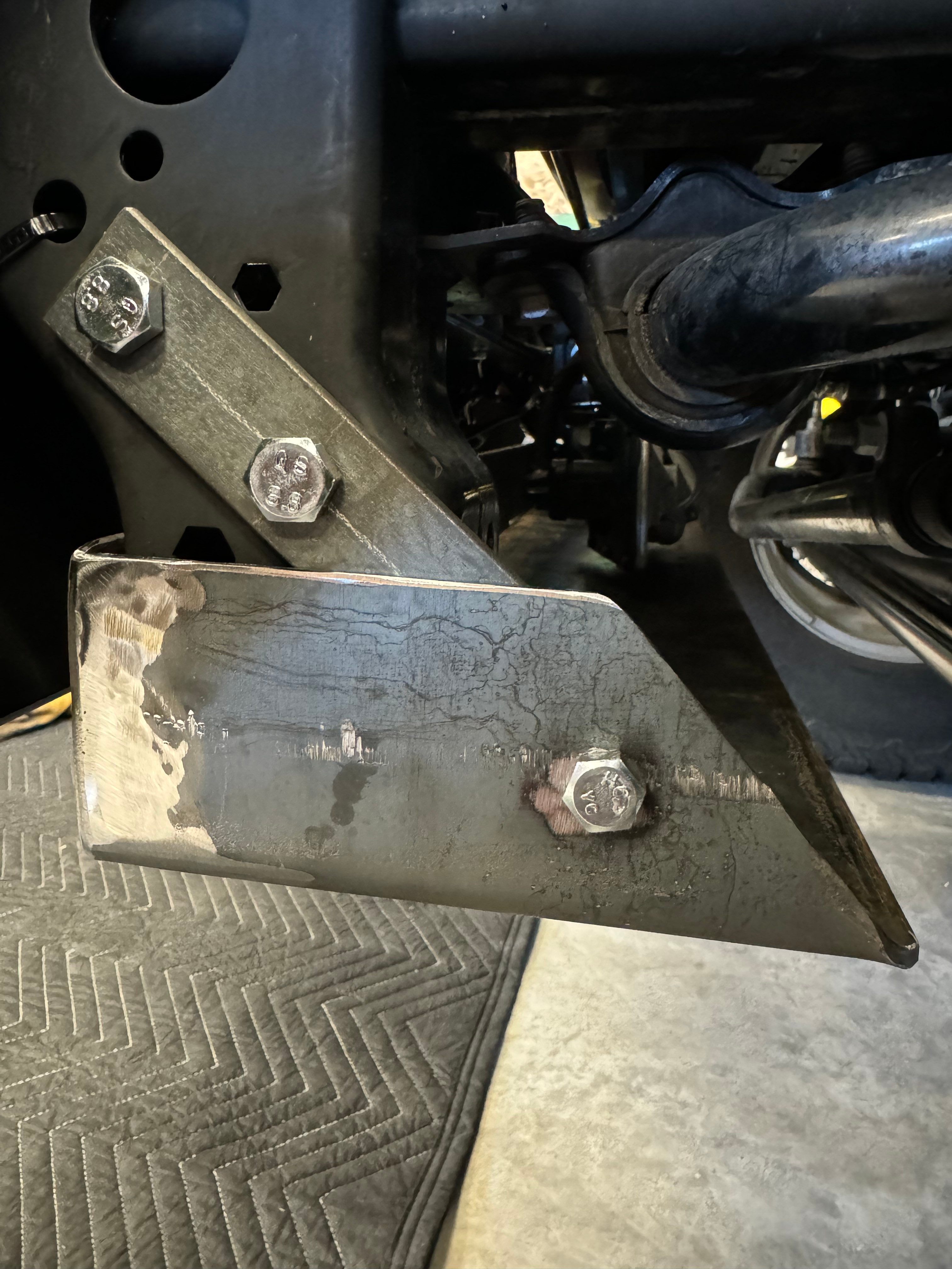 Jeep JL Wrangler/ JT Gladiator Front Skid - Raw Steel