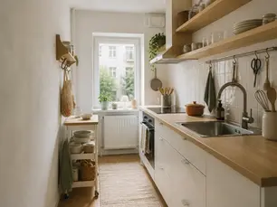Kleine Küche organisieren: 5 Zonen für mehr Arbeitsfläche und weniger Sucherei