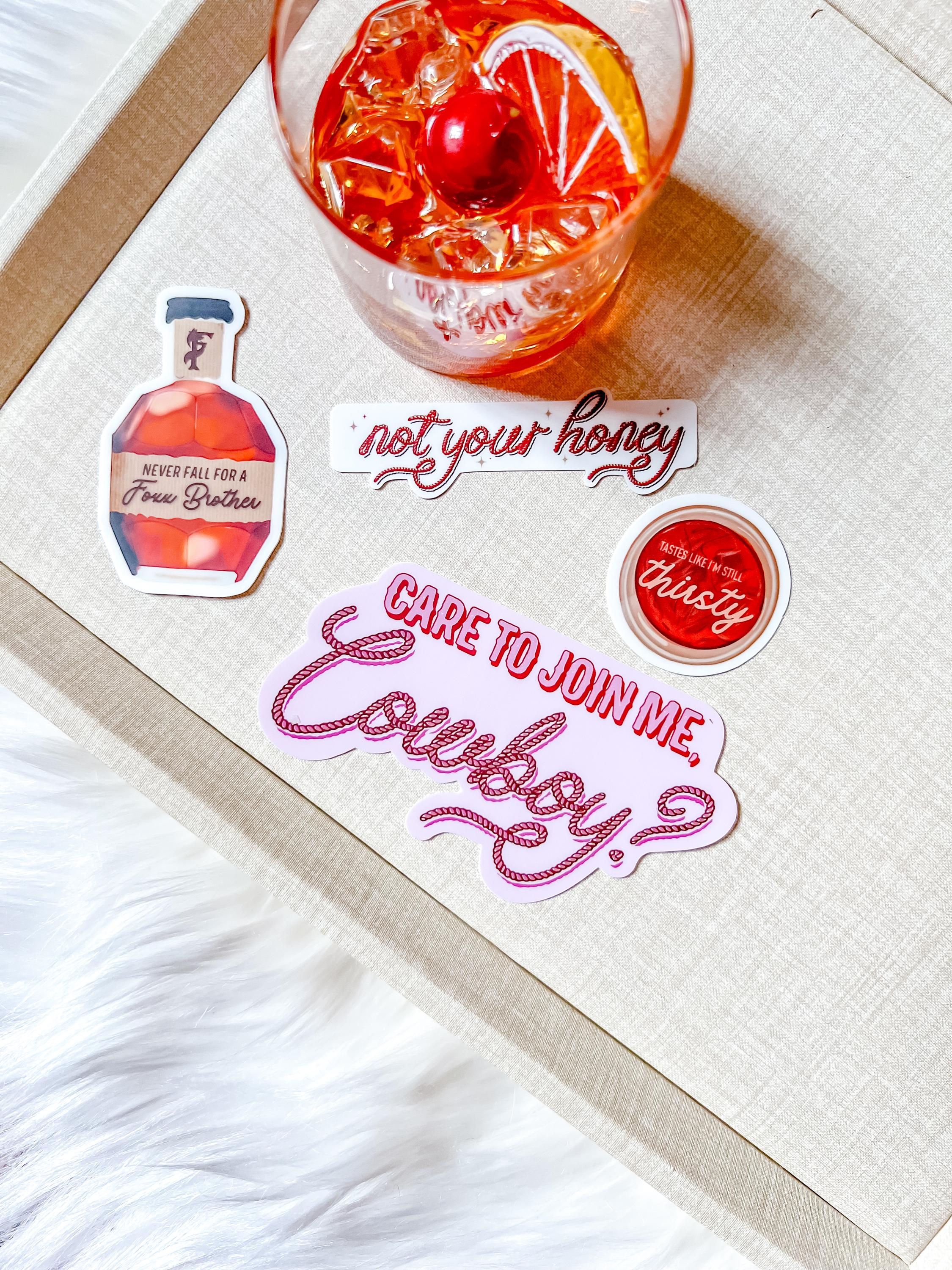 bourbon & lies sticker pack | Author Victoria Wilder