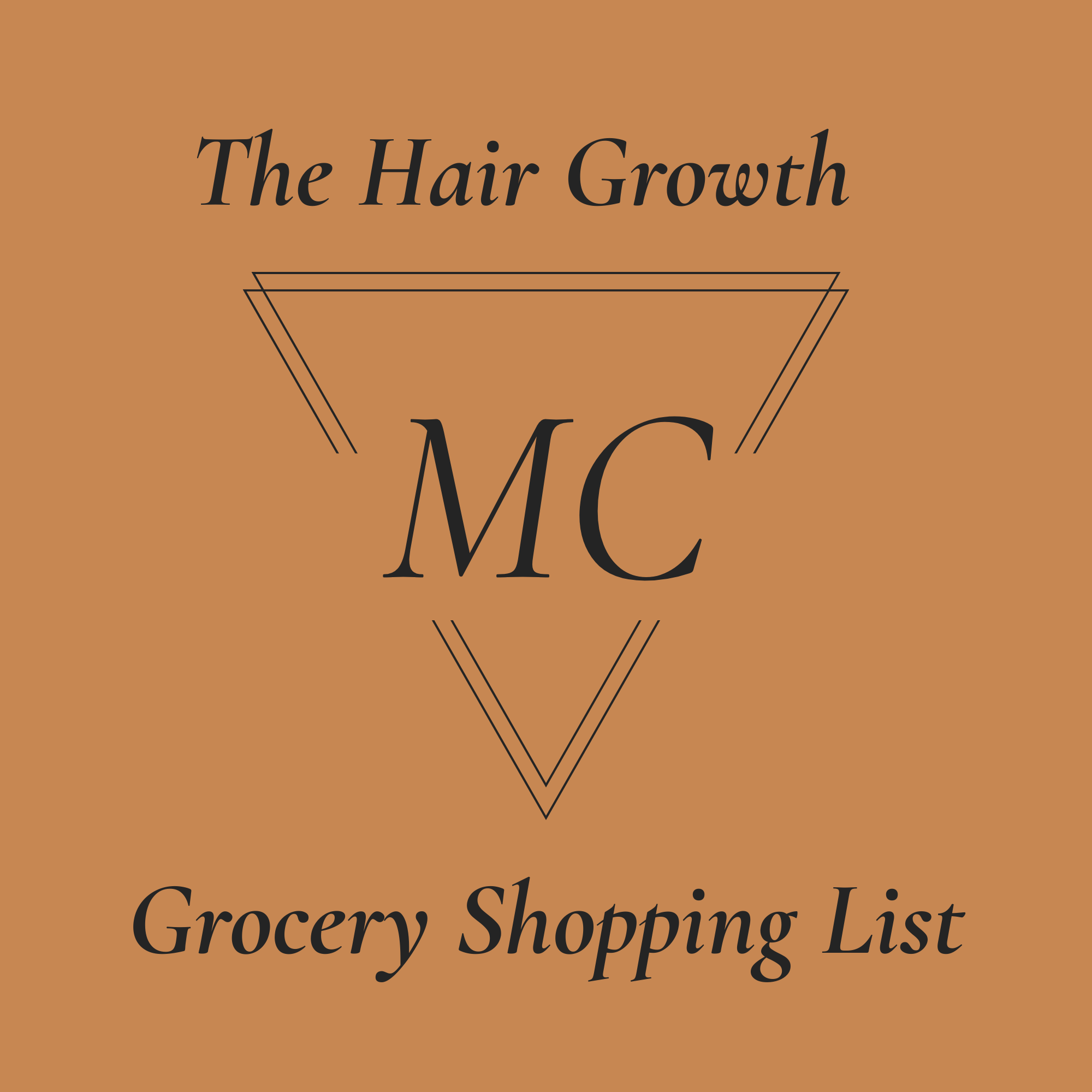 The Hair Growth Grocery Shopping List