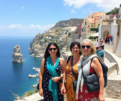 group of women aged 40+ travelling in italy.jpg