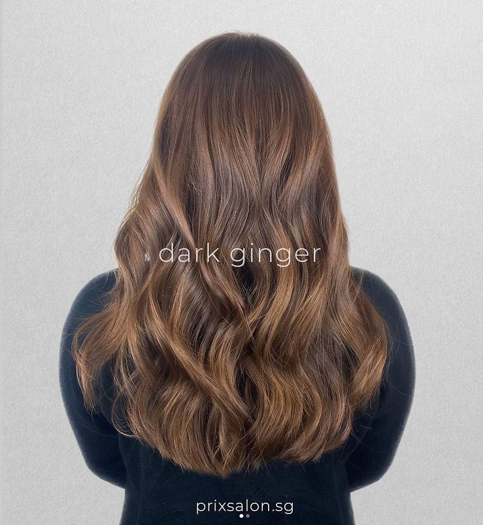lady with brown hair colour