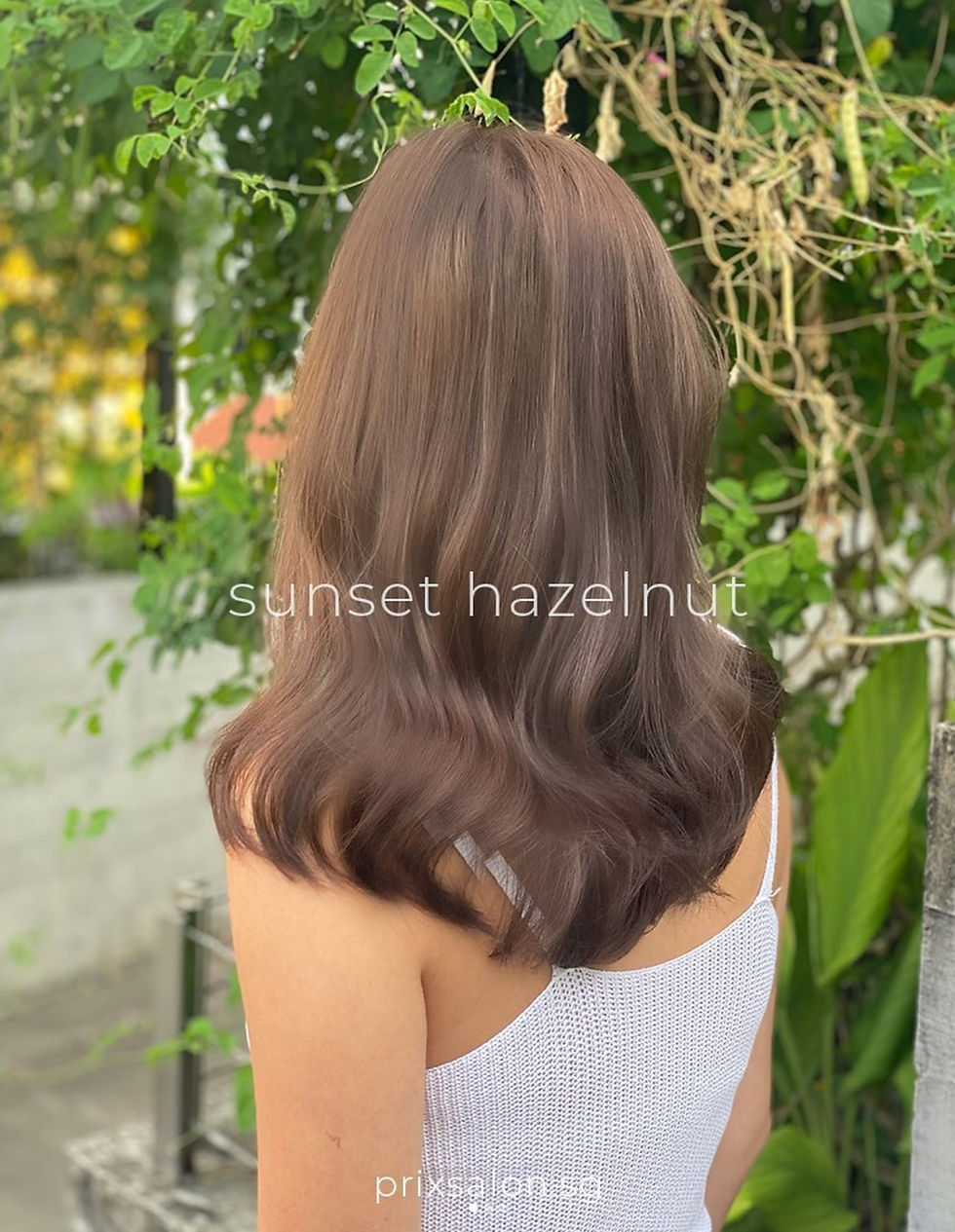 lady with non-bleach brown hair colour
