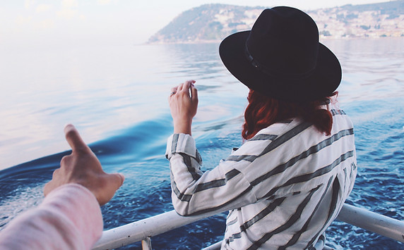 Woman on Boat Ride