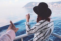 Woman on Boat Ride