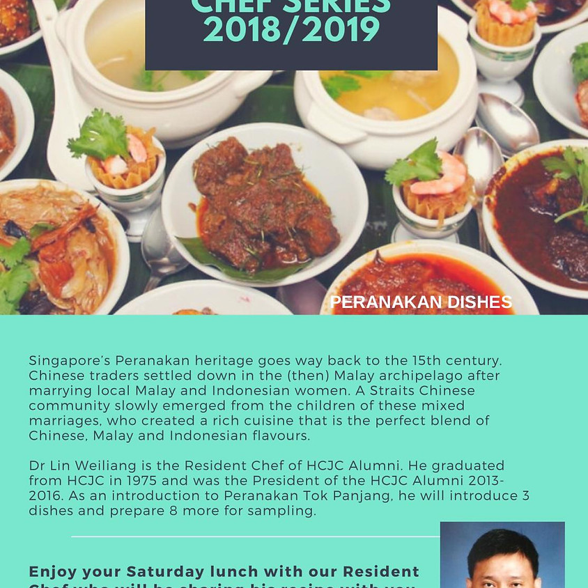 Celebrity Chef Series 2018 / 2019: Peranakan chapter