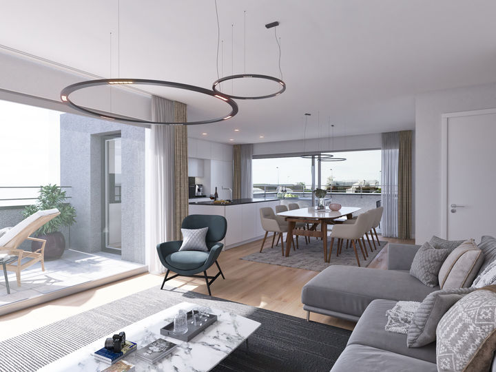 Neuheim, Attika Wohnzimmer & Küche