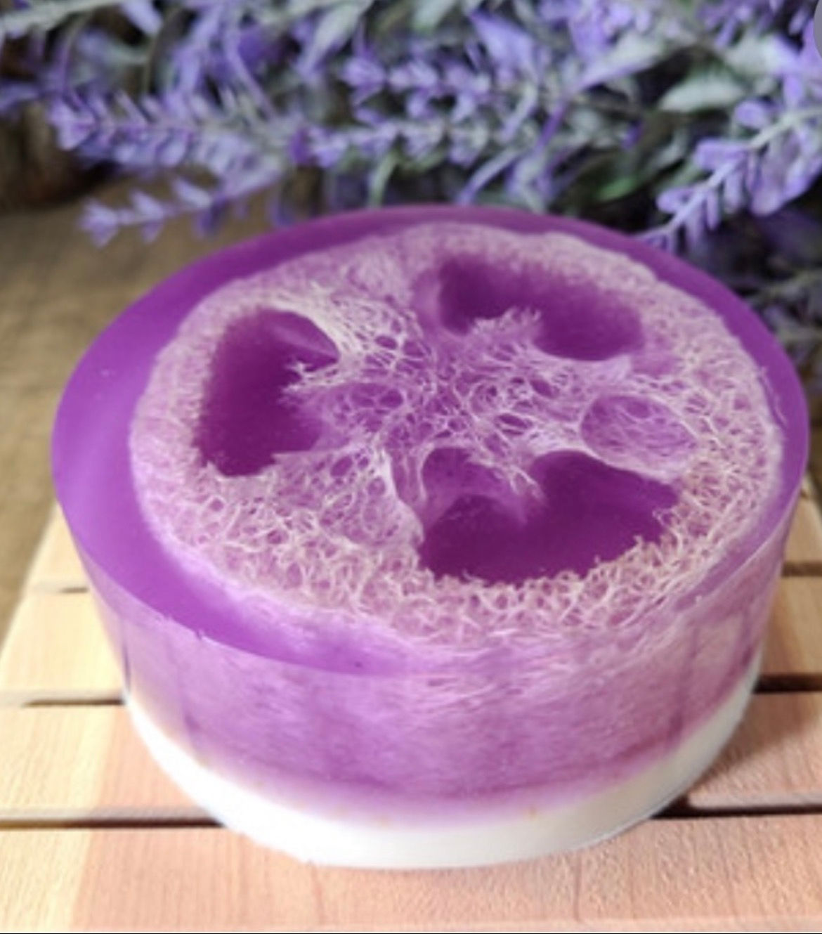 Lavender Loofah Foot Scrub