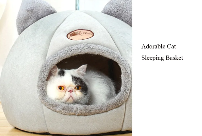 Thumbnail: CozyNest Large Winter Cat Sofa Bed
