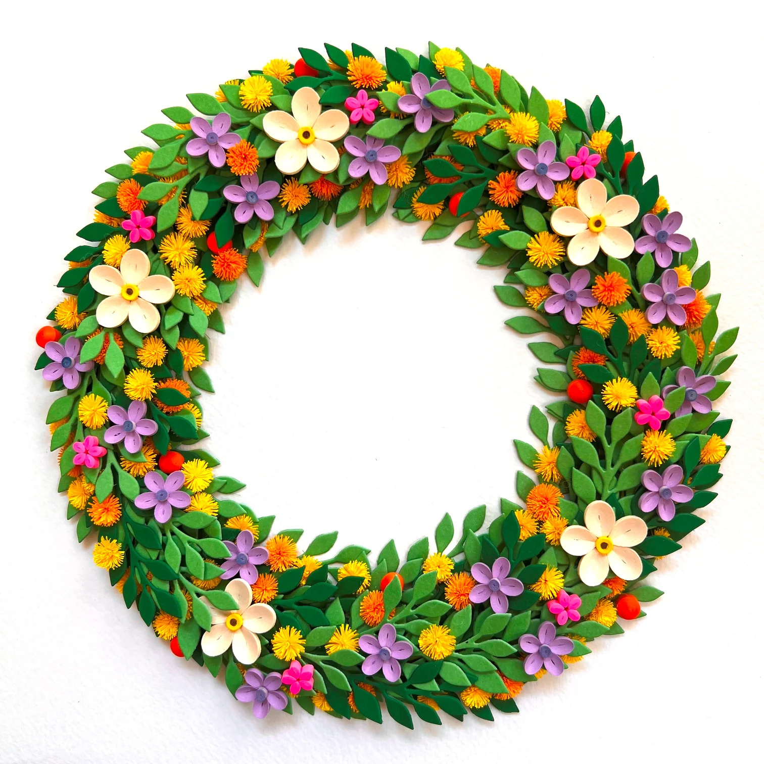 Garden Circle - Quilling Artwork