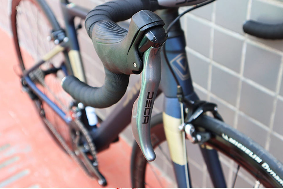 Thumbnail: Java Vesuvio Integrated Carbon Bars Full Internal Routing Rim Brake Road Bike
