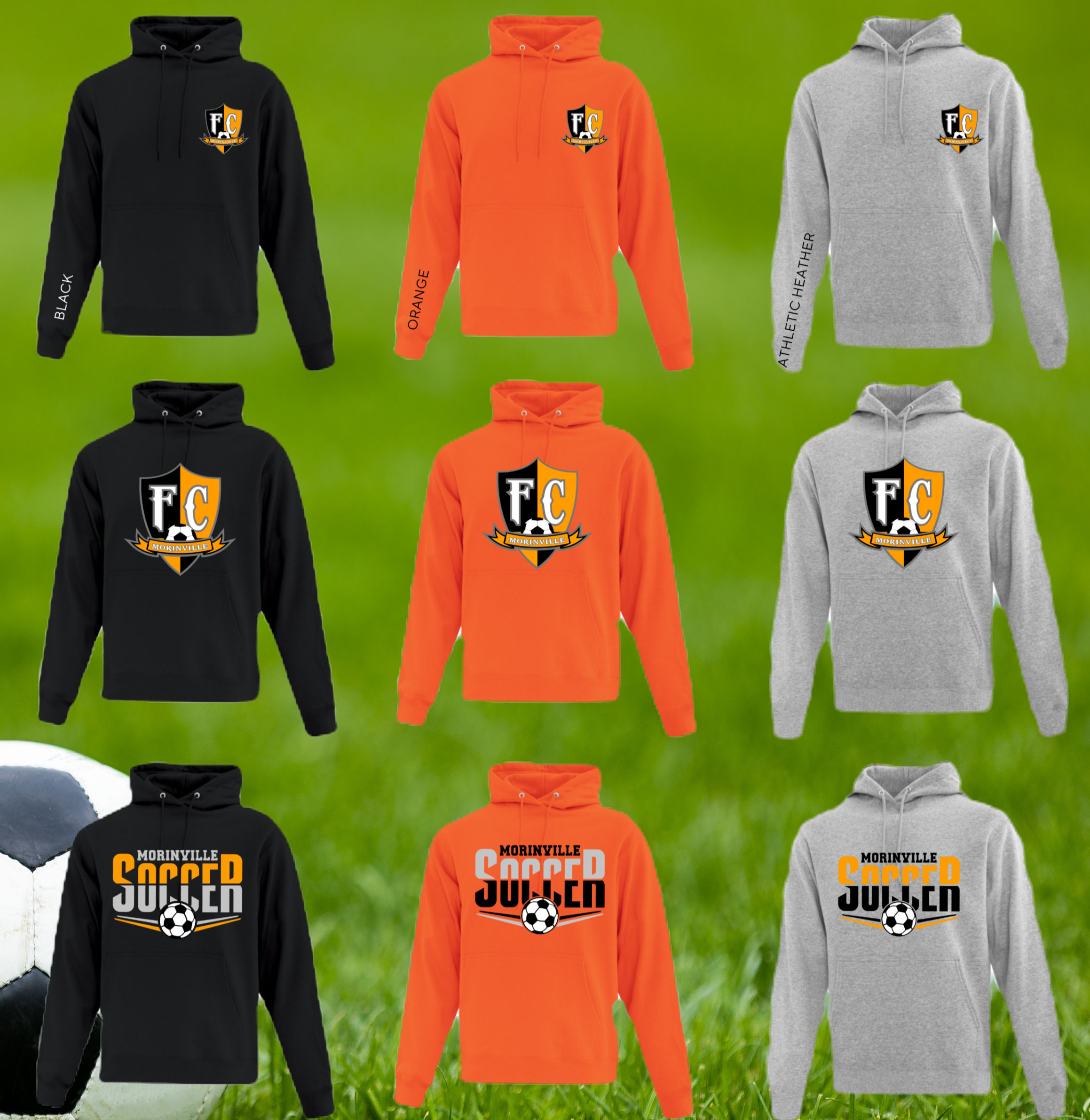 Morinville Soccer Adult Hoodie S-XL
