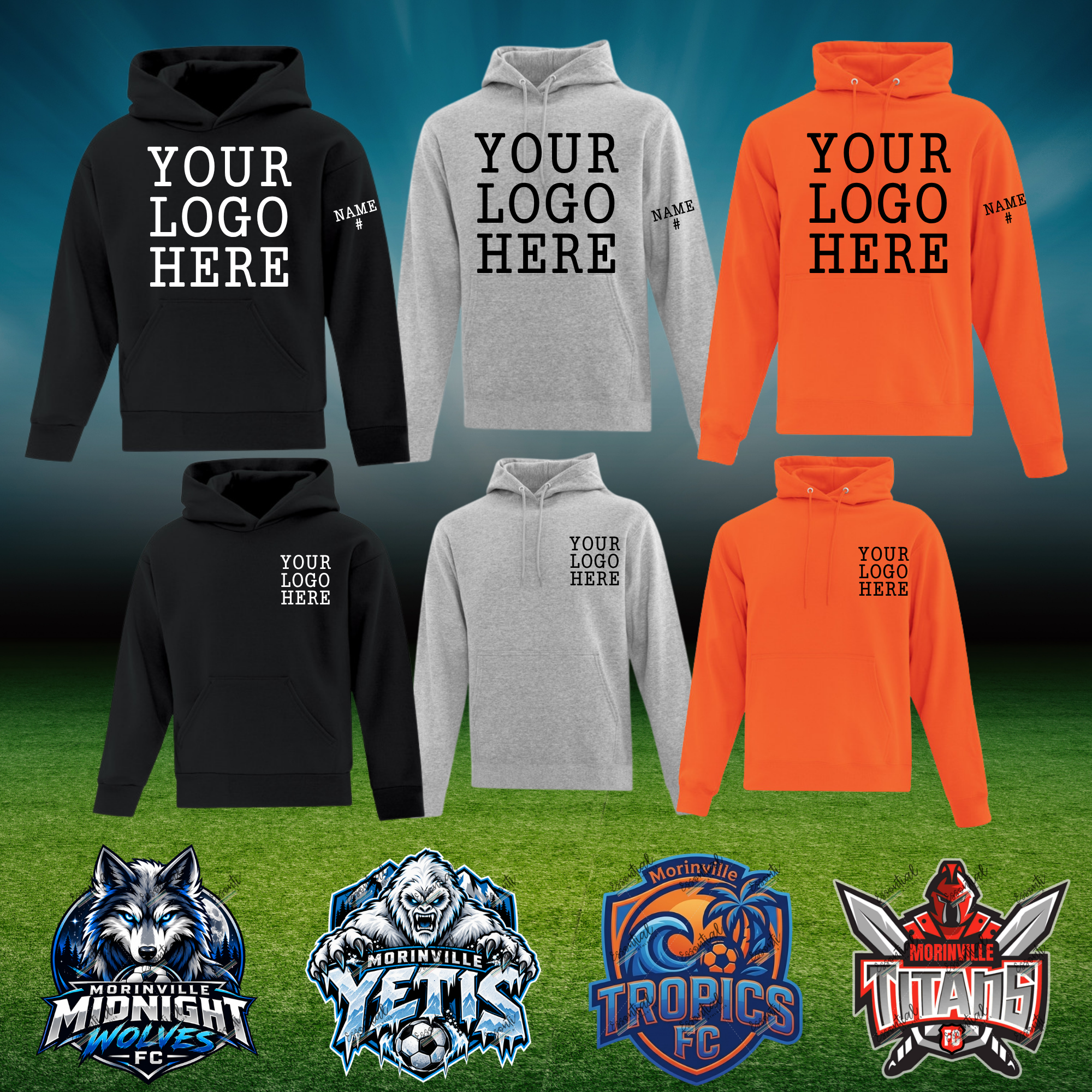 Team Soccer Hoodie
