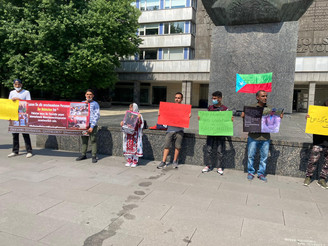Germany: BNM held a protest against enforced disappearance of Baloch people