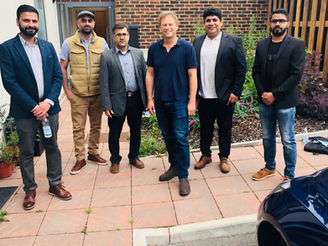 Representatives of Baloch National Movement UK Zone meet with British Minister Grant Shapps.