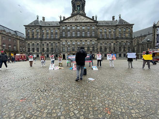 BNM held demonstrations in Germany and the Netherlands on the occasion of World Human Rights Day: