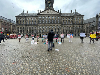 BNM held demonstrations in Germany and the Netherlands on the occasion of World Human Rights Day: