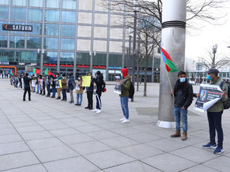 The BNM Germany protests in solidarity with the families of the missing persons of Balochistan: