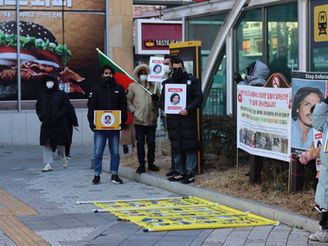 BNM South Korea protests against human rights violations in Balochistan.