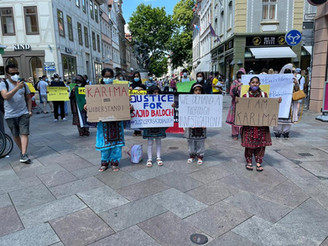 A Demonstration held by BNM in Germany against Pakistani barbarism