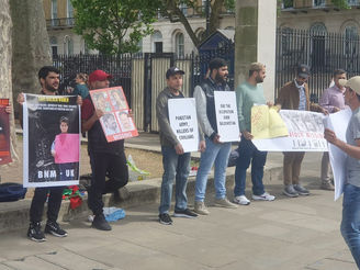 UN should intervene by declaring Balochistan a war zone, BNM demonstration in London