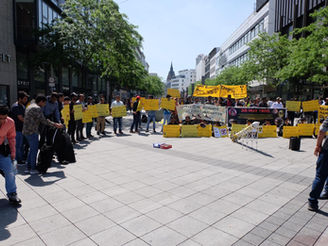 Worldwide protests by BNM against nuclear tests in Balochistan