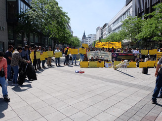 Worldwide protests by BNM against nuclear tests in Balochistan