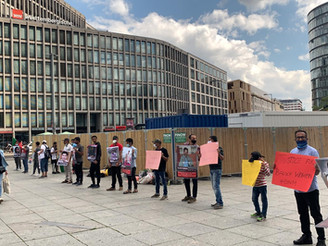Germany: BNM protest against Harnai tragedy and HR violations in Balochistan