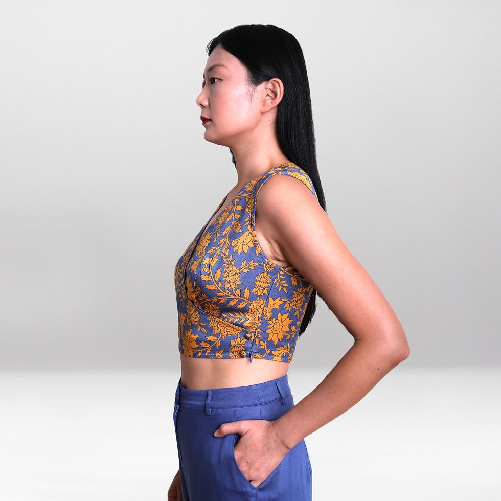 Thumbnail: Madhu V-neck Cropped Top