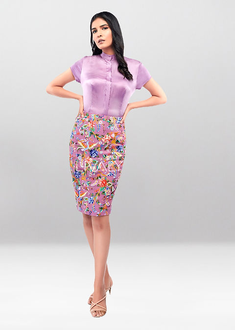 sachin and babi light blue dress Pencil Dress | Wedding Guest Gress