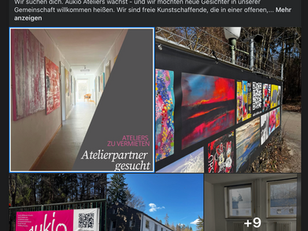 FREIE ATELIERS - DANKE AN DAS NETZWERK STARNBERGAMMERSEE FÜR DIE PUBLIKATION