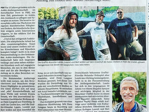 DER AMMERSEE-KURIER KÜNDIGT DIE AUKIO-ATELIERTAGE AN.