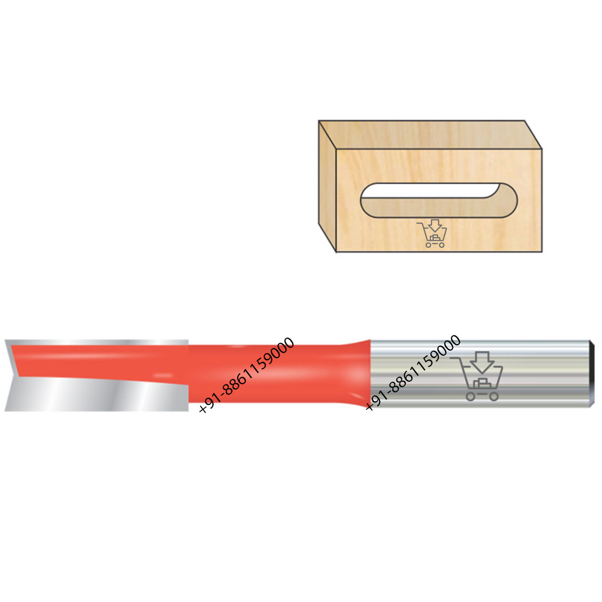 TCT Long Slot drill bits
