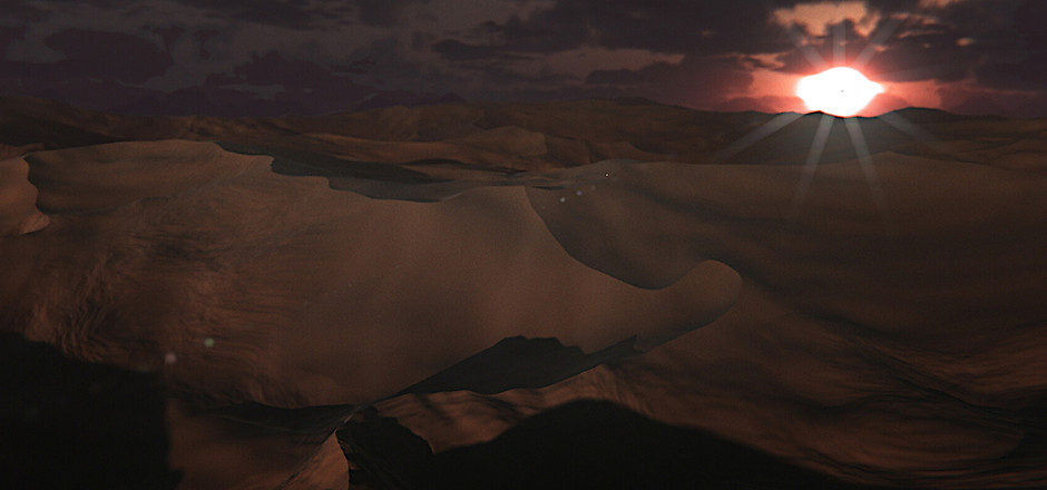 The eye of the desert