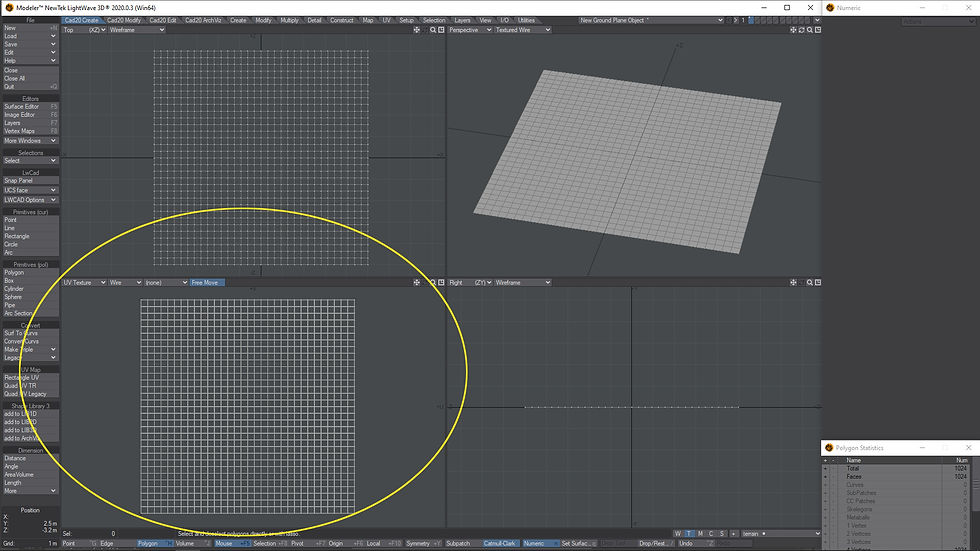 UV: planar projection on Y axis.
