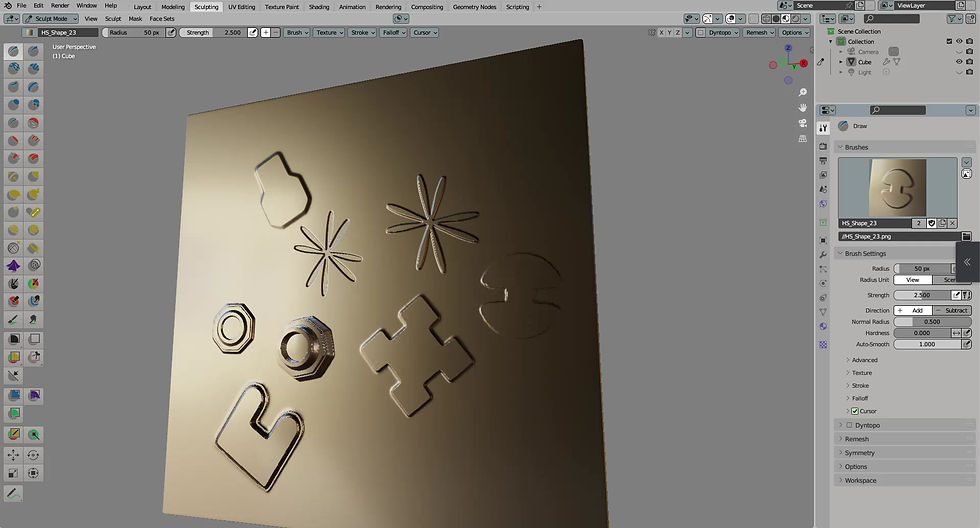 Thumbnail: Blender 3D VDM Hard Surface Brushes