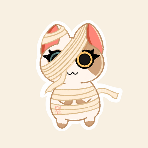 Mummy Dahlia Sticker (@paintsbytee)