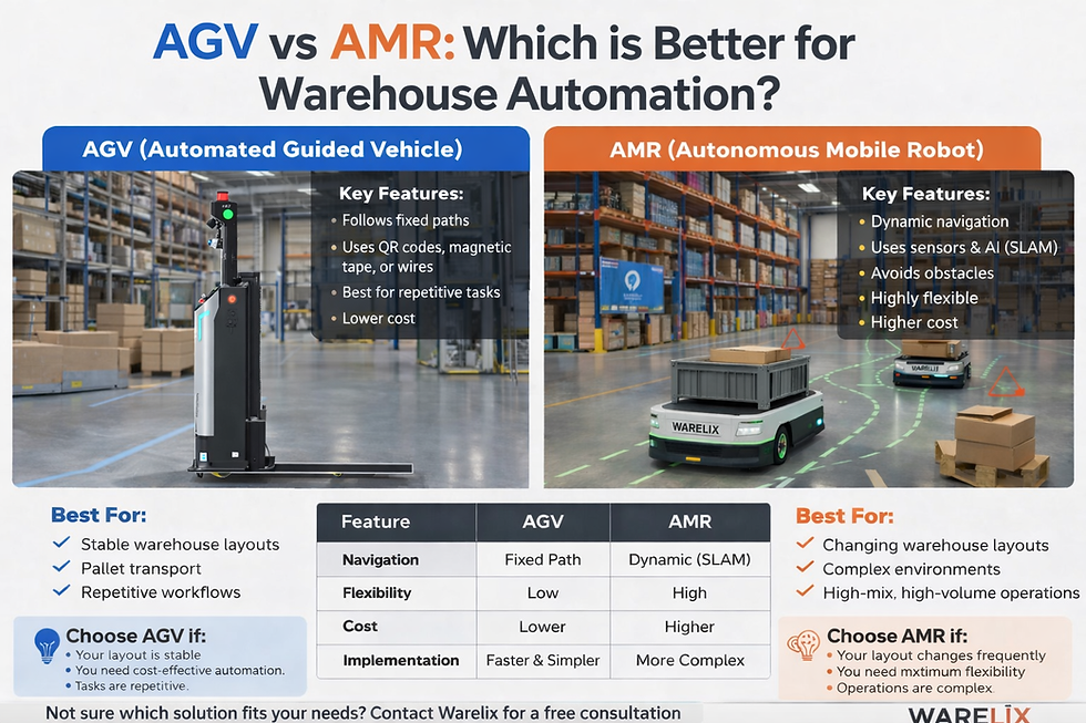 AGV vs AMR: Which is Better for Warehouse Automation in Canada?