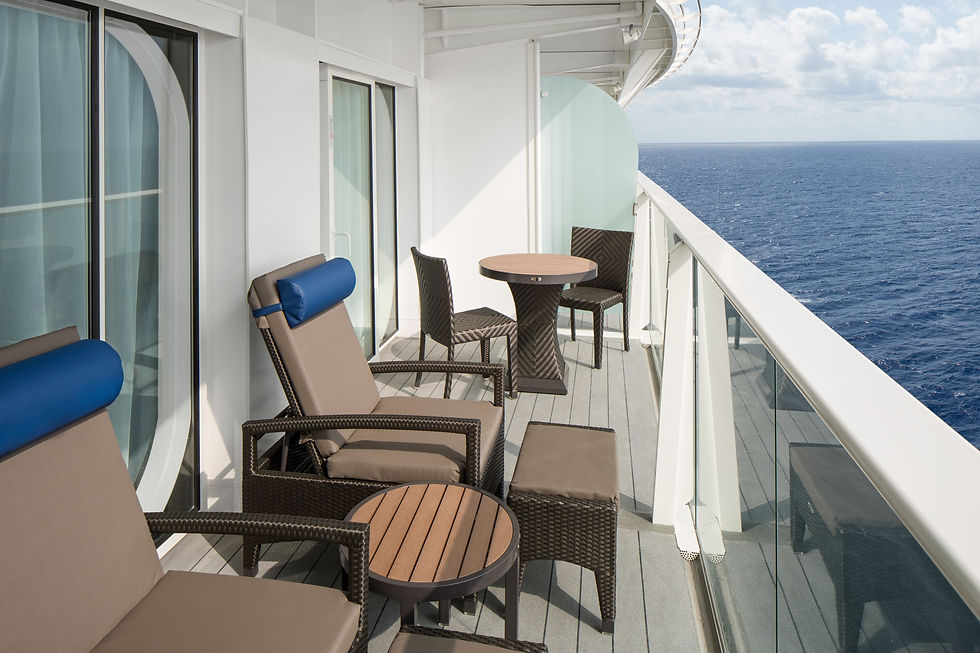 Grand Suite spacious balcony