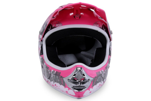 XLC Casco per ragazzi Unisie, 50-56 cm, rosa (1 pezzo XLC Casco per ragazzi Unisie, 50-56 cm, rosa (1 pezzo
