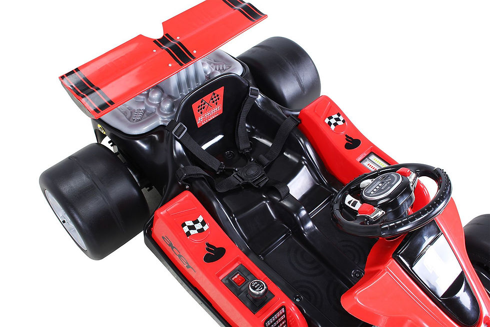 Miniatura: Go Kart F1 40Watt (2x 20W) 5Km/h Telecomando Retromarcia USB SD MP3